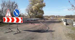 БЕТОННЕ ПОКРИТТЯ  НА ОПОРАХ БЕРЕСТІВСЬКОГО МІСТКА ВІДНОВЛЕНО