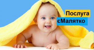 З 1 ЧЕРВНЯ ЗАПРАЦЮЄ ЕЛЕКТРОННИЙ СЕРВІС «єМАЛЯТКО»