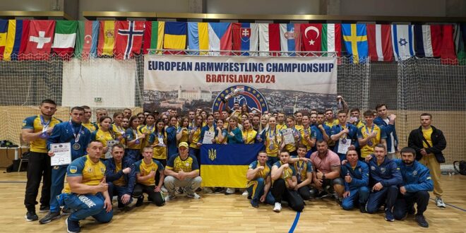 Наші армрестлери виступили на чемпіонаті Європи