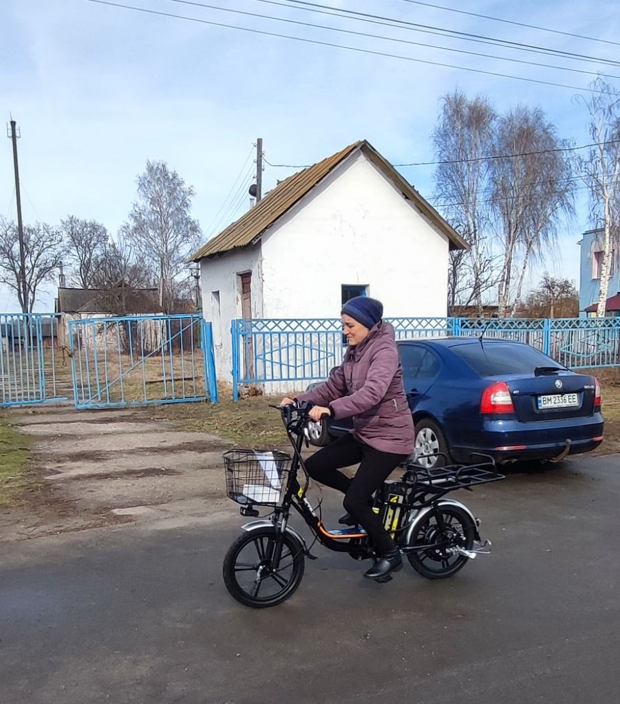 Електровелосипеди для соцпрацівників: швидша допомога підопічним